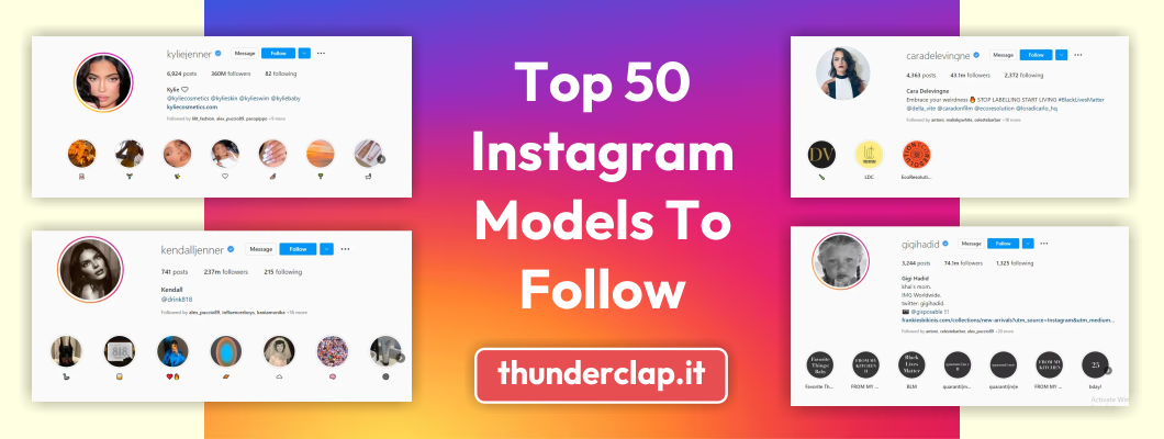 Top 50 Instagram Models to Follow - Best Information